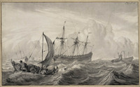R 063
          <br/>
          Woelige zee met verschillende schepen
          <br/>
          <em>Coopse, Pieter  (1638/1642 – 1673)</em>